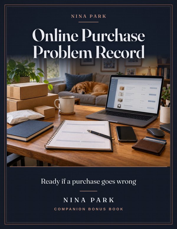 Online Purchase Problem Record bonus book cover